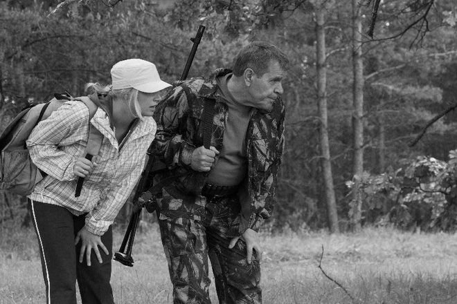 Анна Шерлинг и Алексей Булдаков (кадр из сериала «Лесник»)